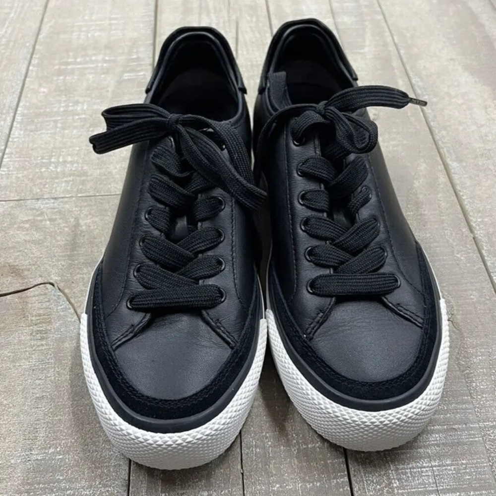 Rag And Bone Rb Army Low Sneakers In Black Leathe… - image 5